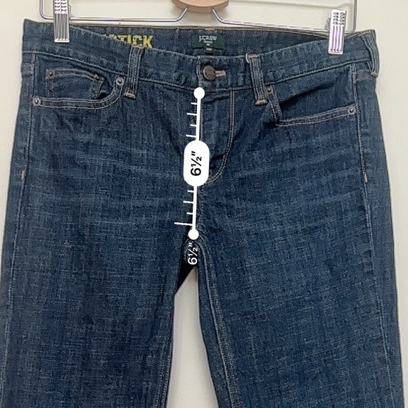 J.Crew Matchstick Stretch Jeans Women’s Size 28S Dark Wash Straight Leg - Picture 4 of 10